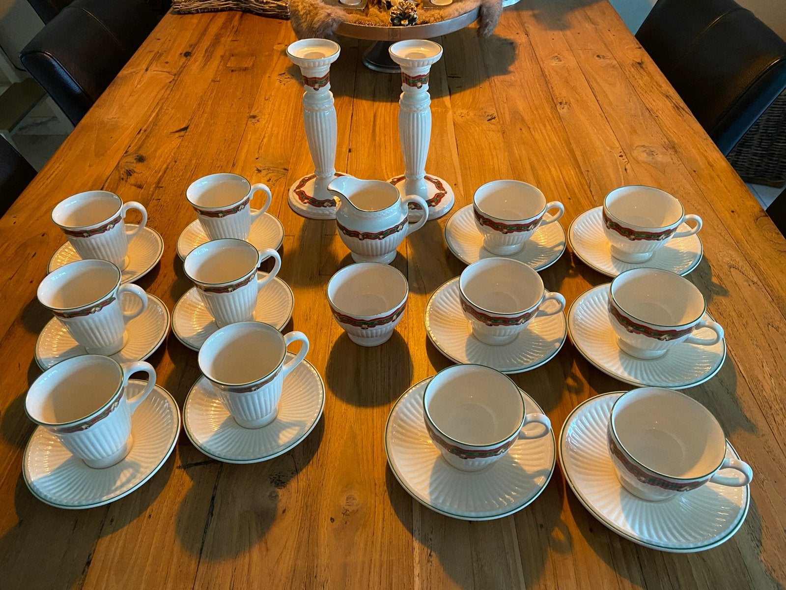 Wedgwood Christmas time, Overige merken, Ophalen of Verzenden, Zo goed als nieuw, Kop(pen) en/of Schotel(s)
