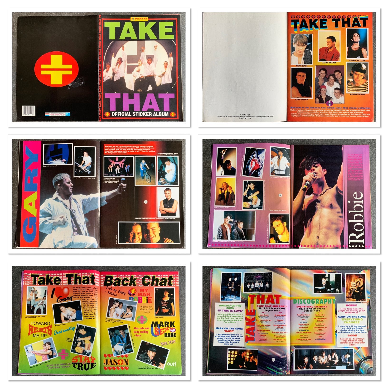 Take That Panini StickerAlbum/PlaatjesAbum, Ophalen of Verzenden