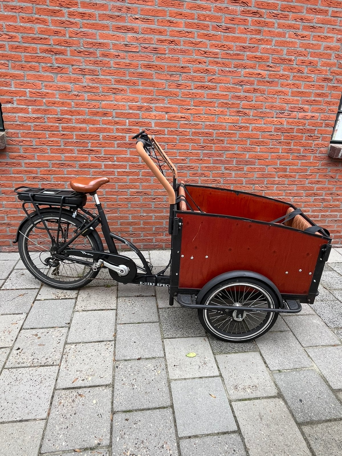 Troy elektrische bakfiets, Ophalen, Gebruikt, 4 kinderen of meer