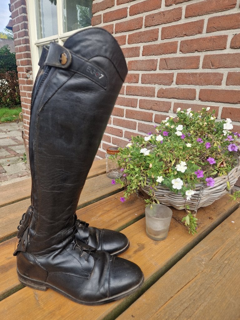 EGO7 Rijlaarzen maat 38 s/o (smalle schachtwijdte), Dieren en Toebehoren, Ritssluiting, Dressuur, Ophalen of Verzenden, Zo goed als nieuw