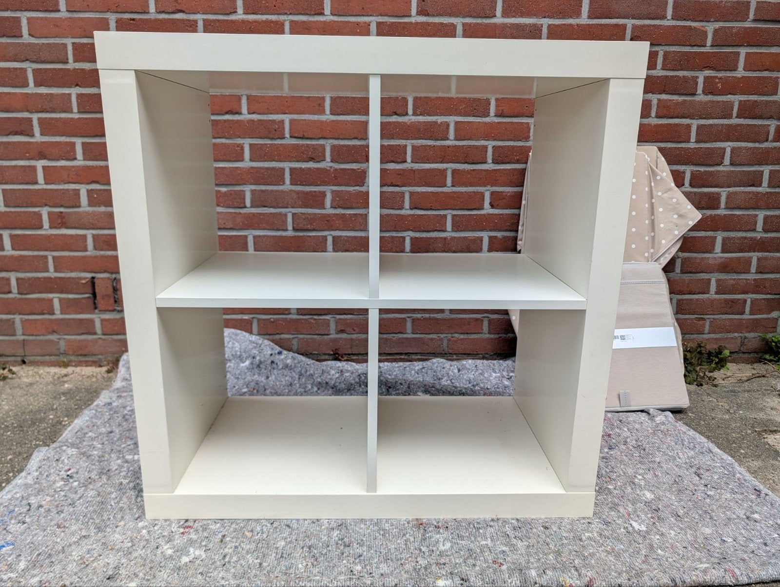 Ikea kallax vakkenkast wit (79x79cm), Huis en Inrichting, Ophalen, Gebruikt