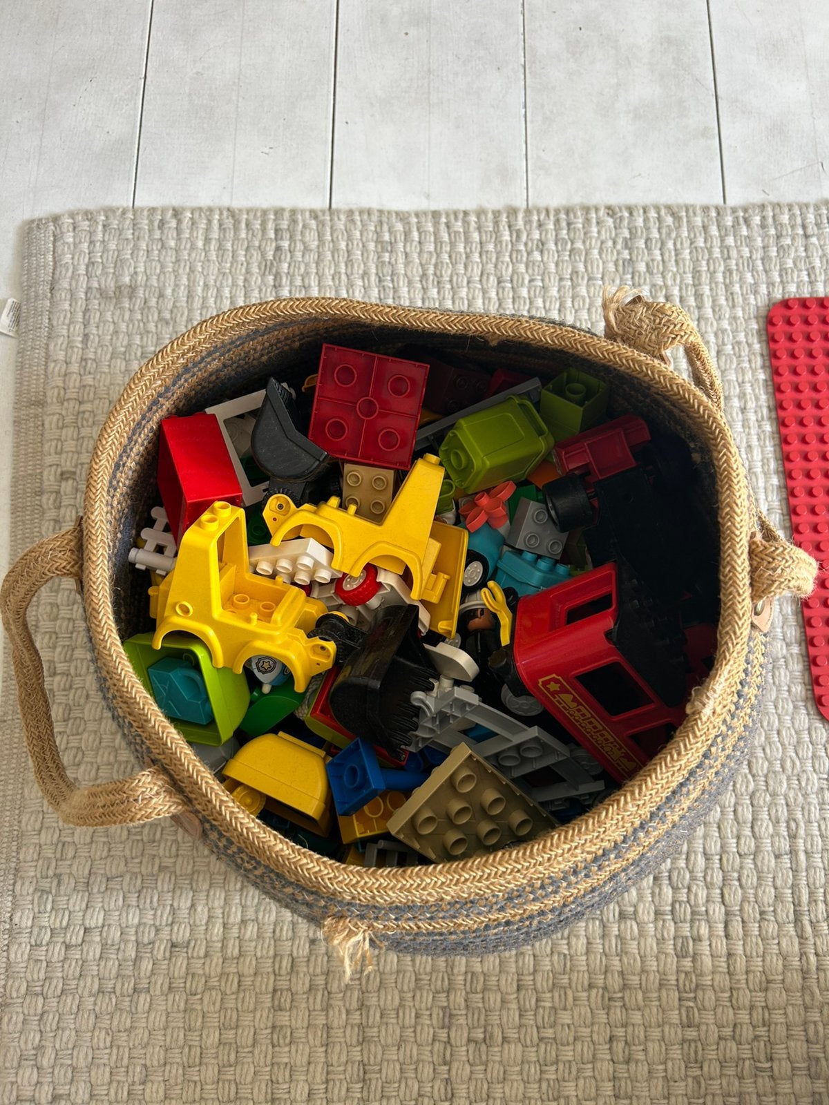 Duplo (incl. Trein met rails) en bouwplaat, Ophalen, Overige typen, Zo goed als nieuw, Duplo