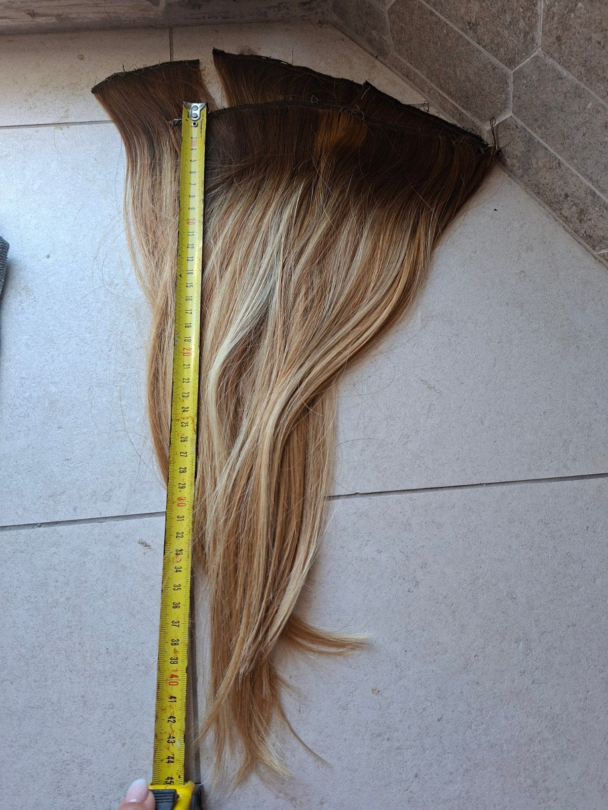 haarmatten van humano hair / extend your hair, Verzenden, Zo goed als nieuw