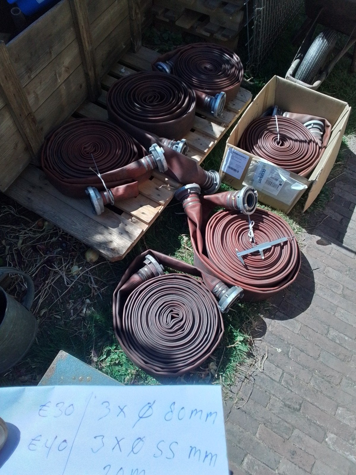 brandweer slang, Tuin en Terras, Ophalen