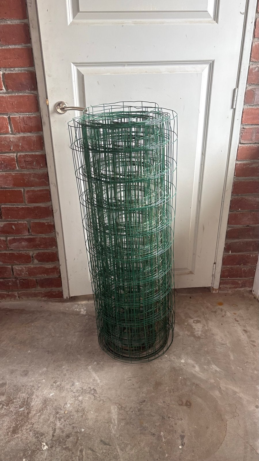 Groen gaas - Nog zeker 3,5 m + op de rol, Tuin en Terras, Ophalen, Gebruikt, Minder dan 10 meter, Gaas