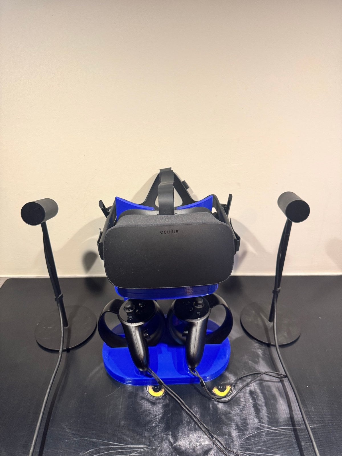 Oculus Rift CV1 VR-headset met controllers en sensoren, Spelcomputers en Games, Virtual Reality, Ophalen of Verzenden, Gebruikt