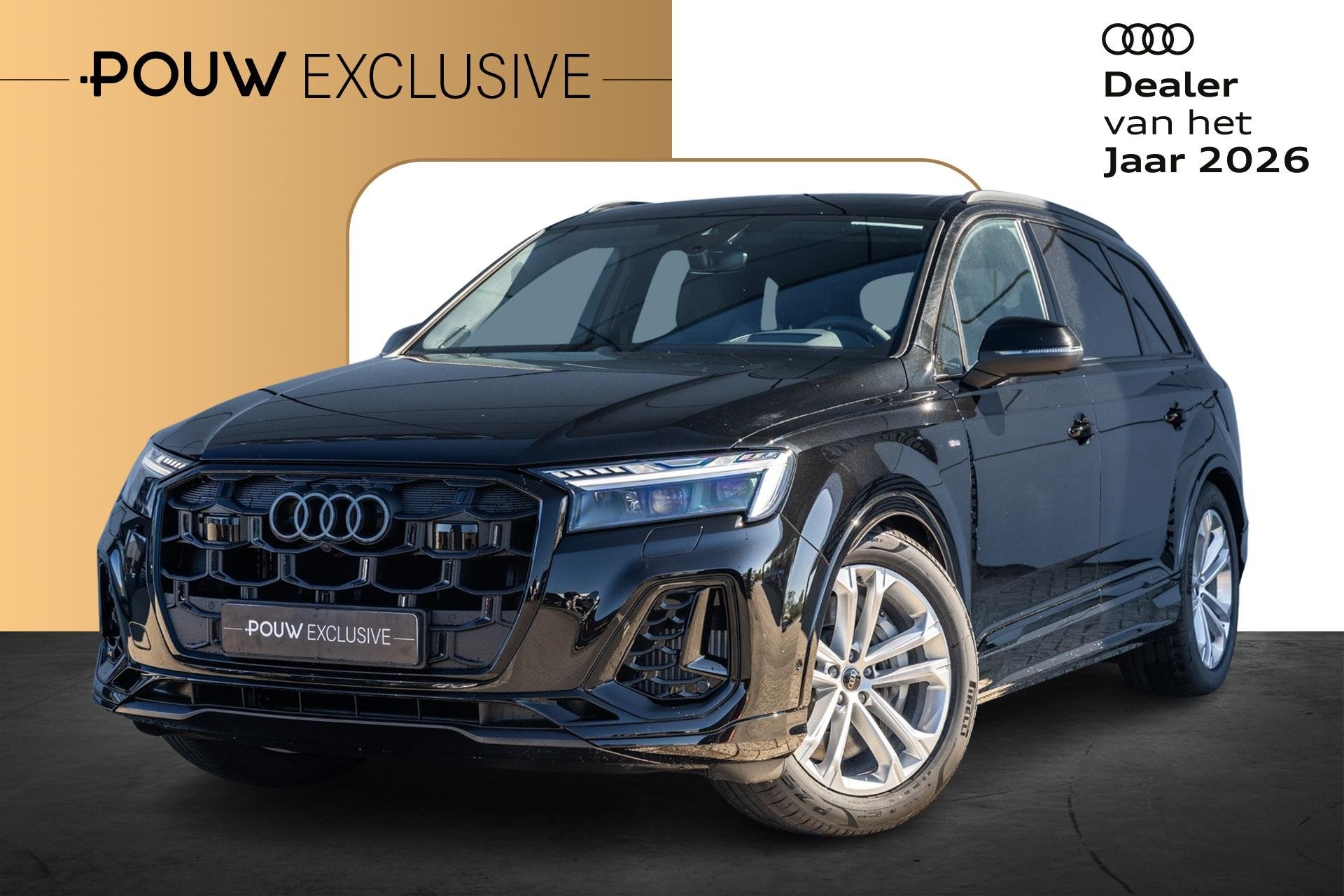 Audi Q7 55 TFSIe 394pk quattro Pro Line S | Head-up Display, Auto's, Audi, Automaat, 12 maanden, Bedrijf, Hybride Elektrisch/Benzine
