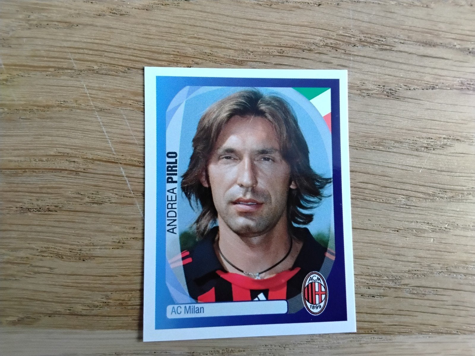Andrea Pirlo Panini Sticker Champions League 2007-2008, Ophalen of Verzenden, Zo goed als nieuw, Buitenlandse clubs, Poster, Plaatje of Sticker