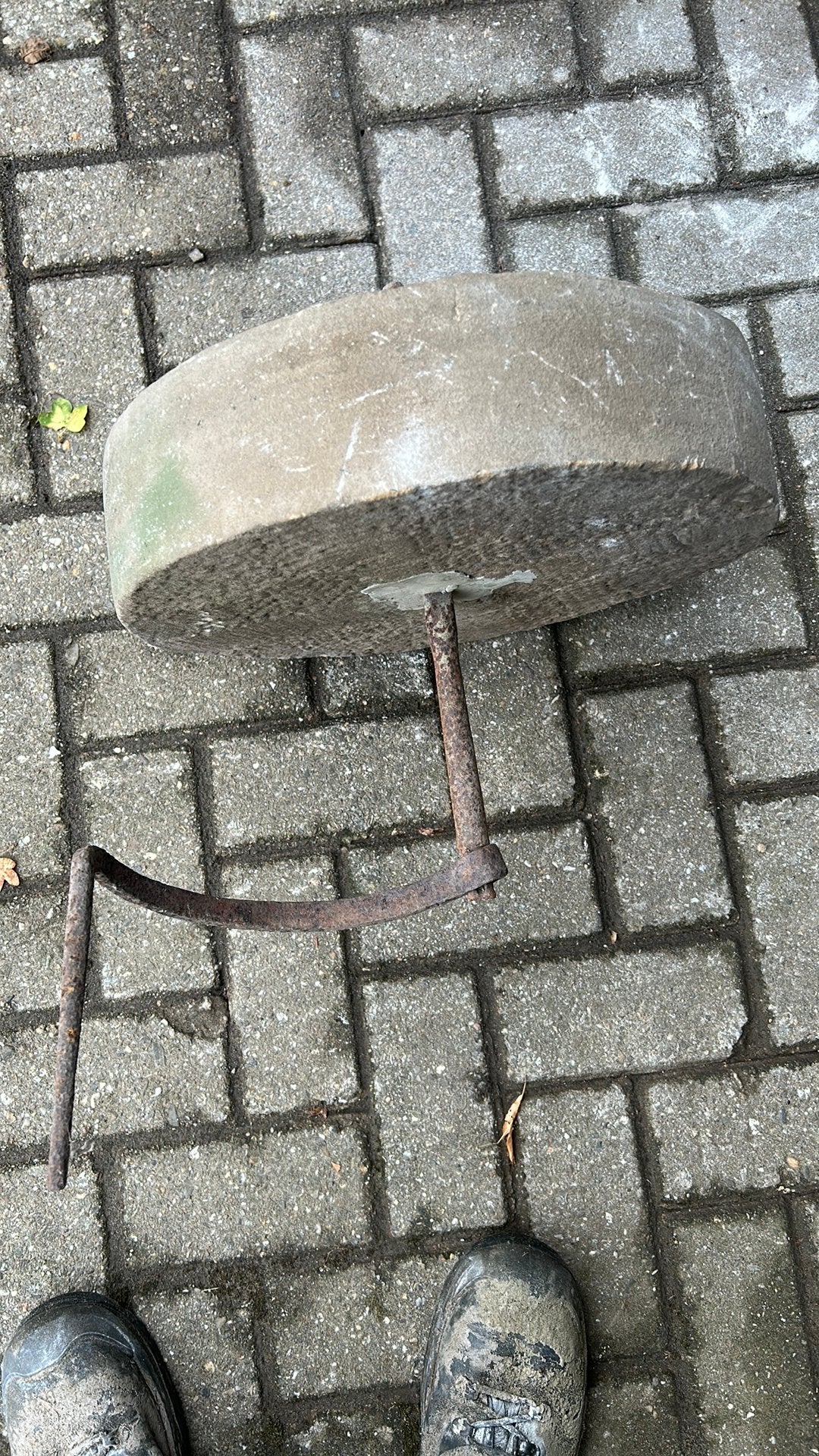 Slijpsteen , zandsteen, Antiek en Kunst, Ophalen