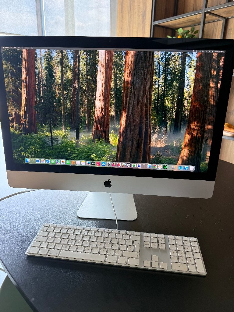iMac 27-inch (2019) – Intel i9 – Radeon Pro Vega 48 – 1TB, Ophalen, 64 GB of meer, Gebruikt, SSD