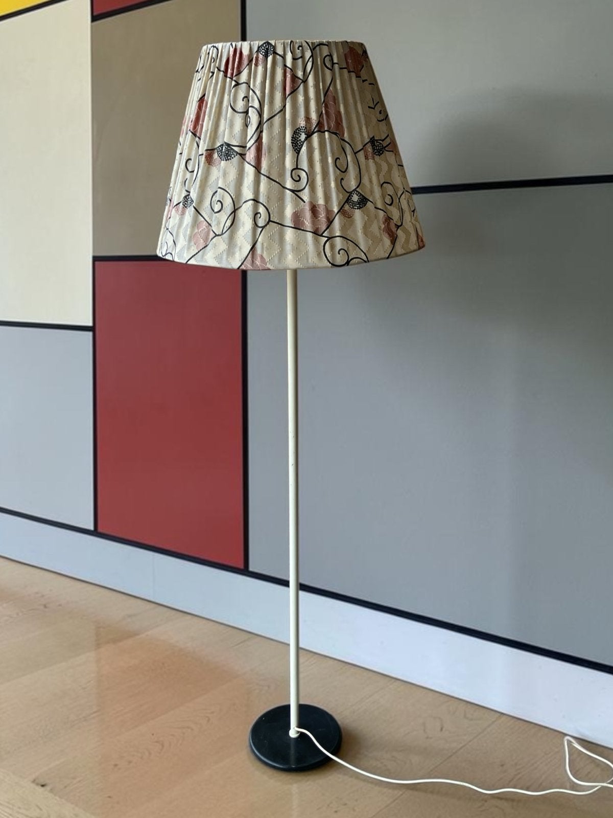 Artiforte vloerlamp 1955-1965 Henk Fillekes  originele kap, Ophalen