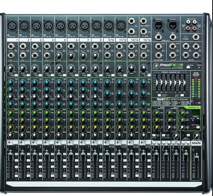 Mackie mengpaneel ProFX16v2, Muziek en Instrumenten, Ophalen, Zo goed als nieuw, 10 tot 20 kanalen, Microfooningang