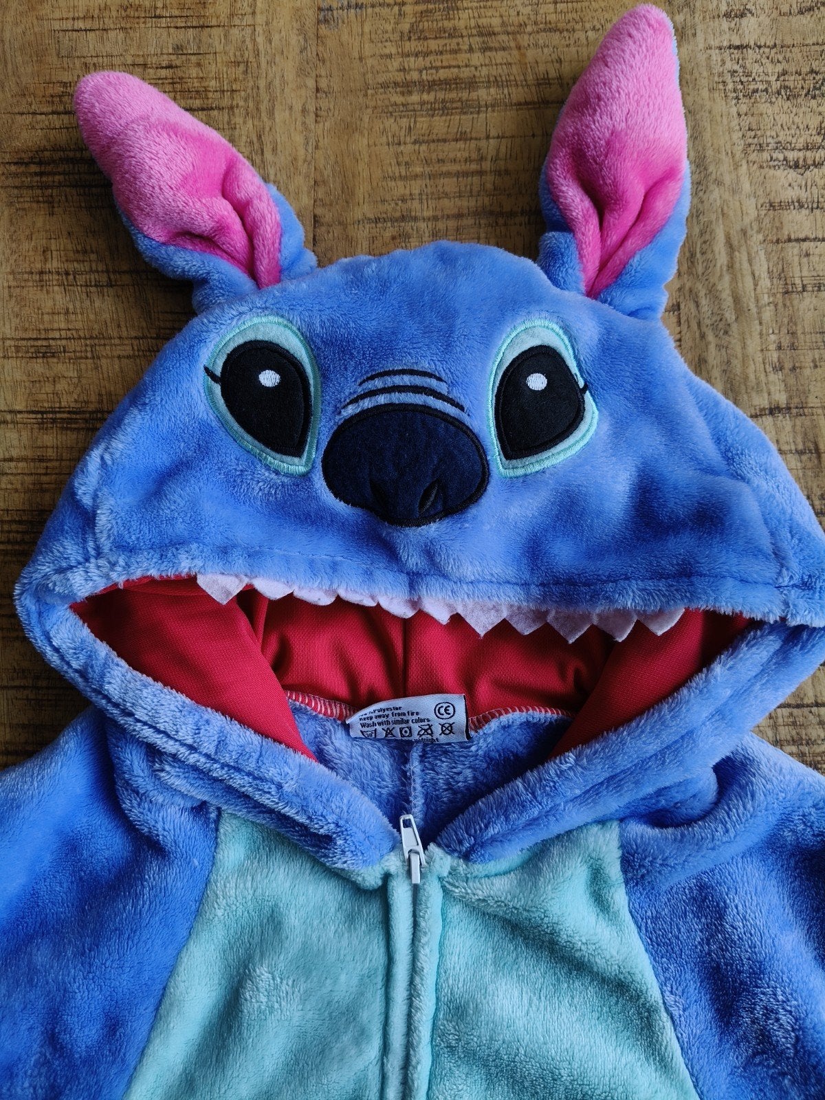 Stitch onesie maat 152-158, 1 keer gedragen, Kinderen en Baby's, Ophalen of Verzenden, Zo goed als nieuw, 146 t/m 152, Jongen of Meisje