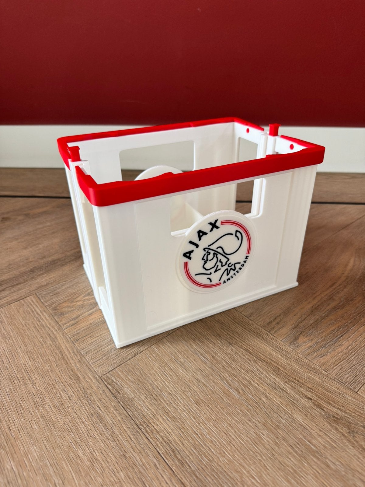 Ajax minikrat, bierkrat, accesoire of cadeau uit amsterdam, Ophalen of Verzenden, Nieuw, Ajax, Overige typen