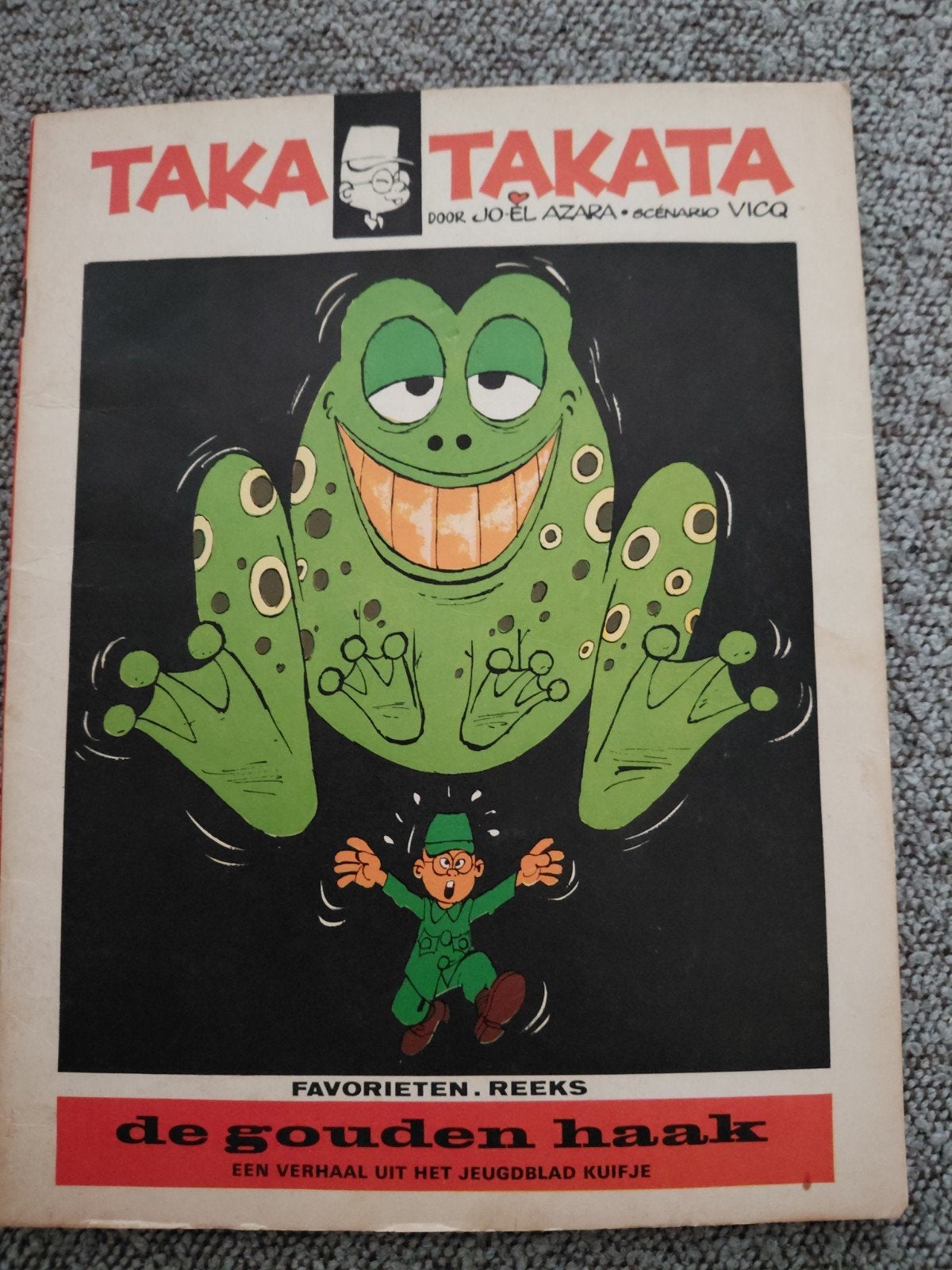 Taka Takata - De gouden haak., Eén stripboek, Ophalen of Verzenden