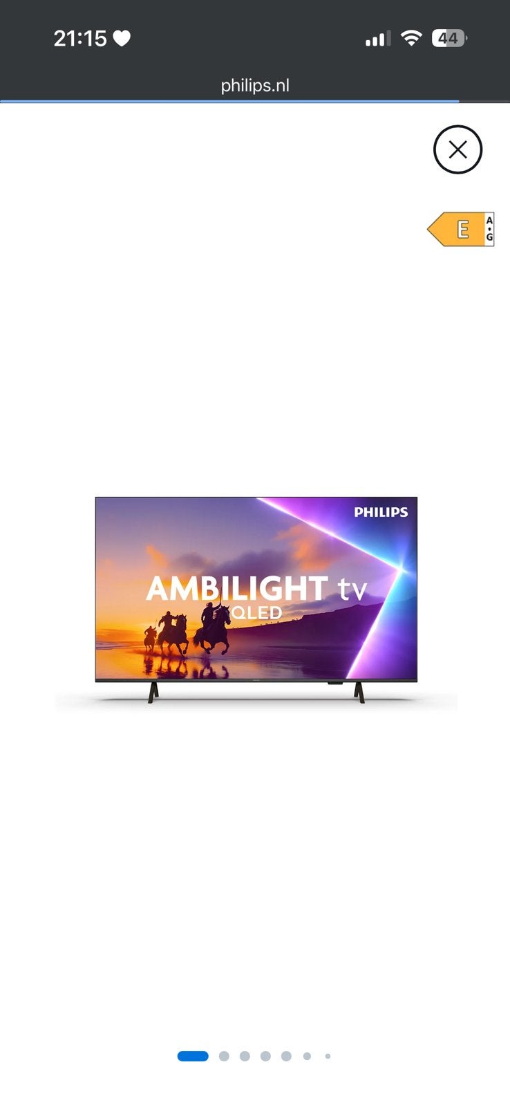 Philips 55pus8450/12, Ophalen, Zo goed als nieuw, 100 cm of meer, Philips