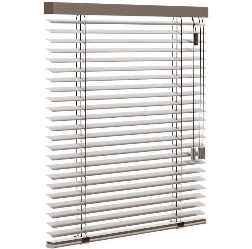 Nieuw aluminium jaloezie 1.61x2.41, 241 cm, In te korten, Beige, Nieuw