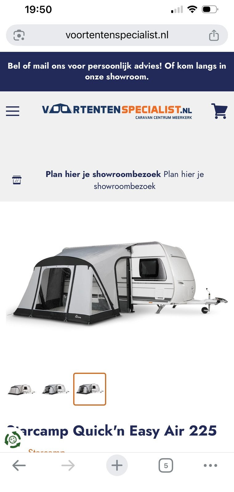 Starcamp, Ophalen, Zo goed als nieuw