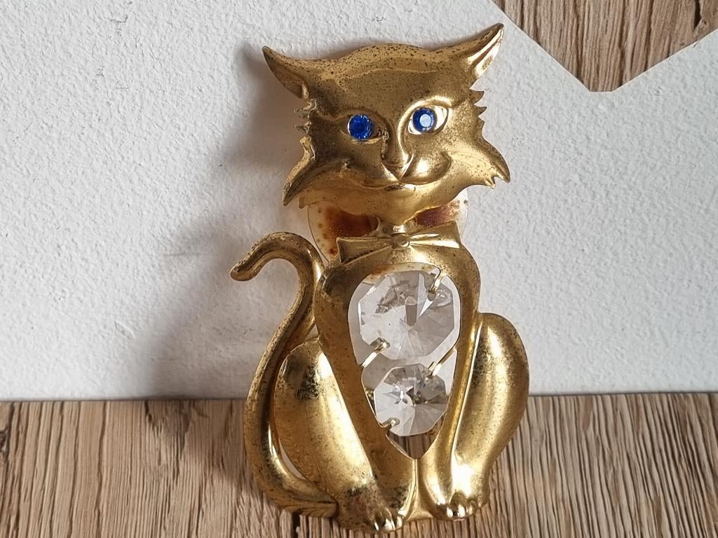 Mooi Vintage Kat Poes Sieraad Ornament van Martin Schmidt, Verzenden