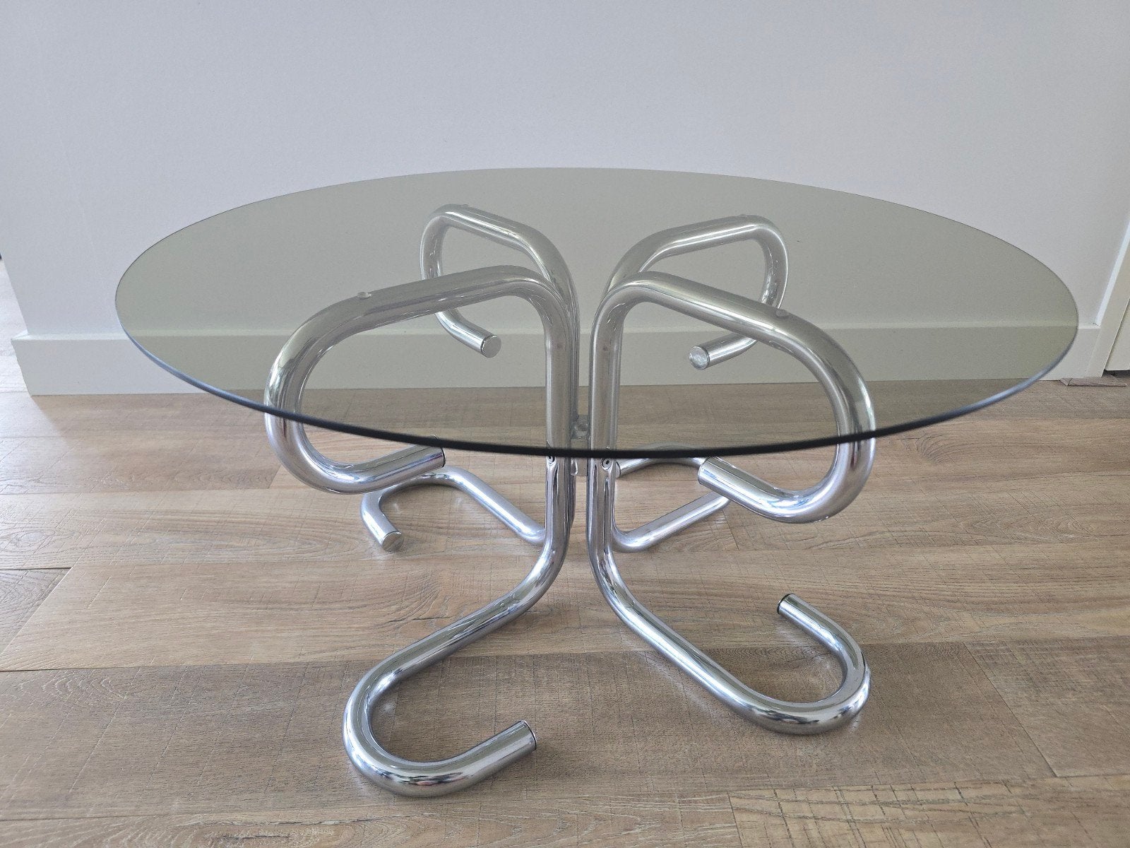 VINTAGE BAUHAUS STYLE COFFEE TABLE, ITALY 70S, Ophalen
