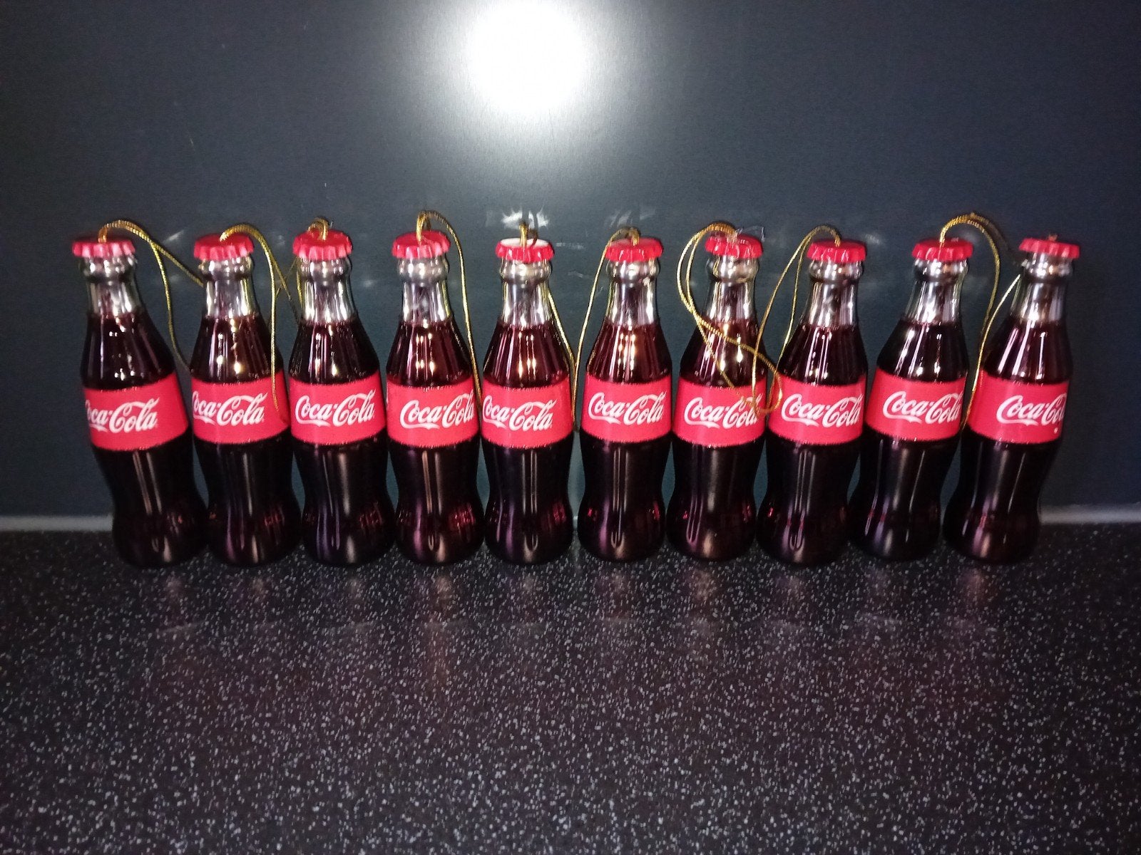 10 coca cola flesjes voor in de kerstboom, Diversen, Ophalen of Verzenden, Zo goed als nieuw