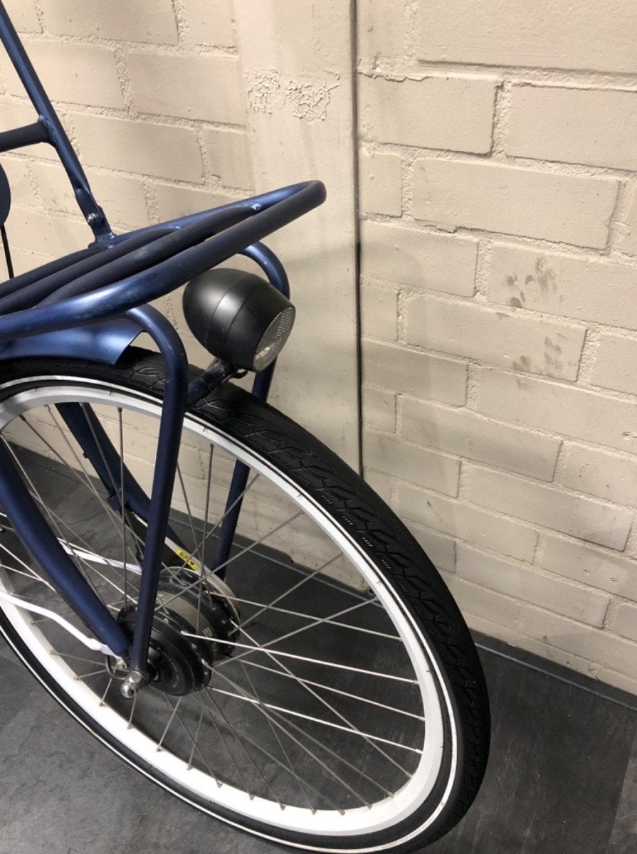 CORTINA E-U4 Transport Dames Polish Blue Matt 57cm, Fietsen en Brommers, Elektrische fietsen, Ophalen, Gebruikt, -, -