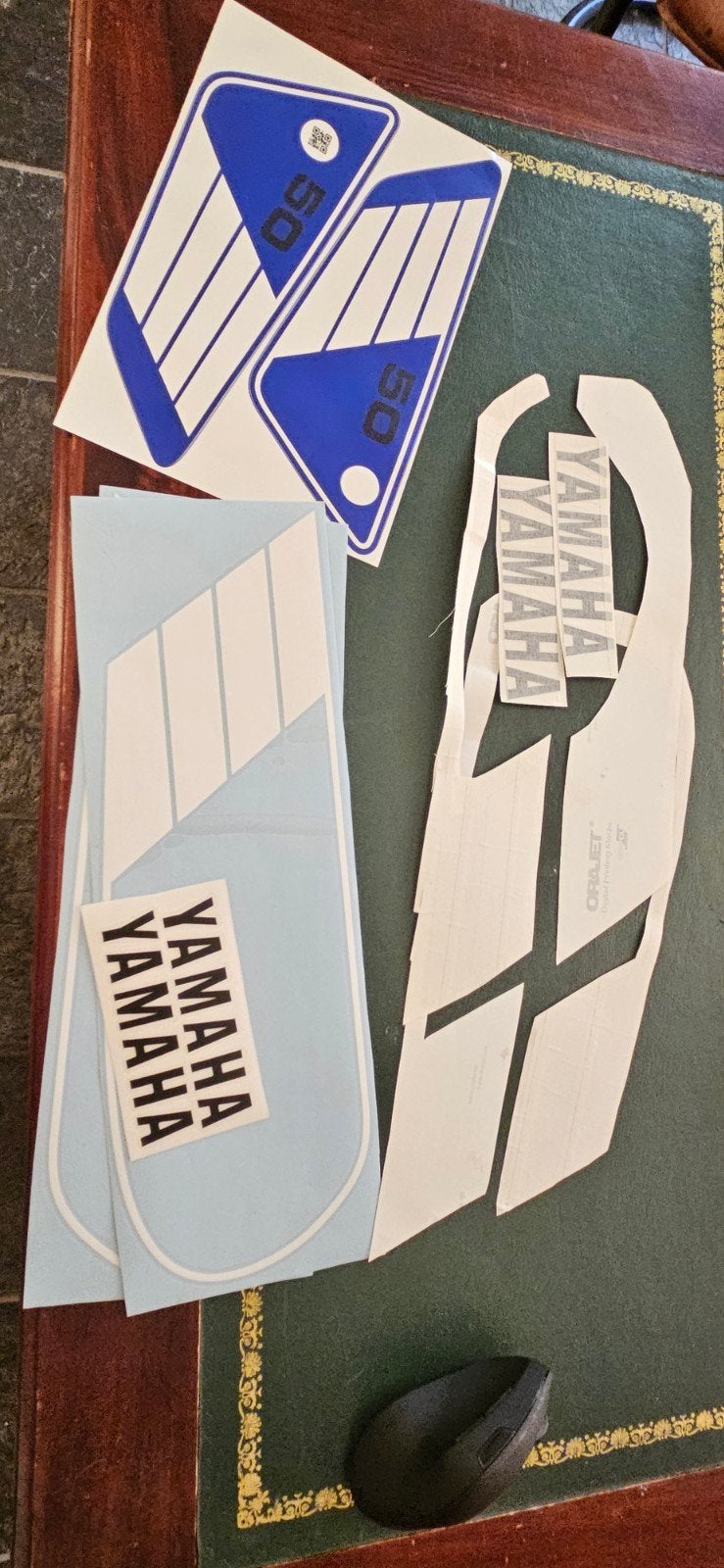 Yamaha FS1 2RU Stickerset - Originele Look (2 sets), Ophalen of Verzenden, Nieuw, Yamaha