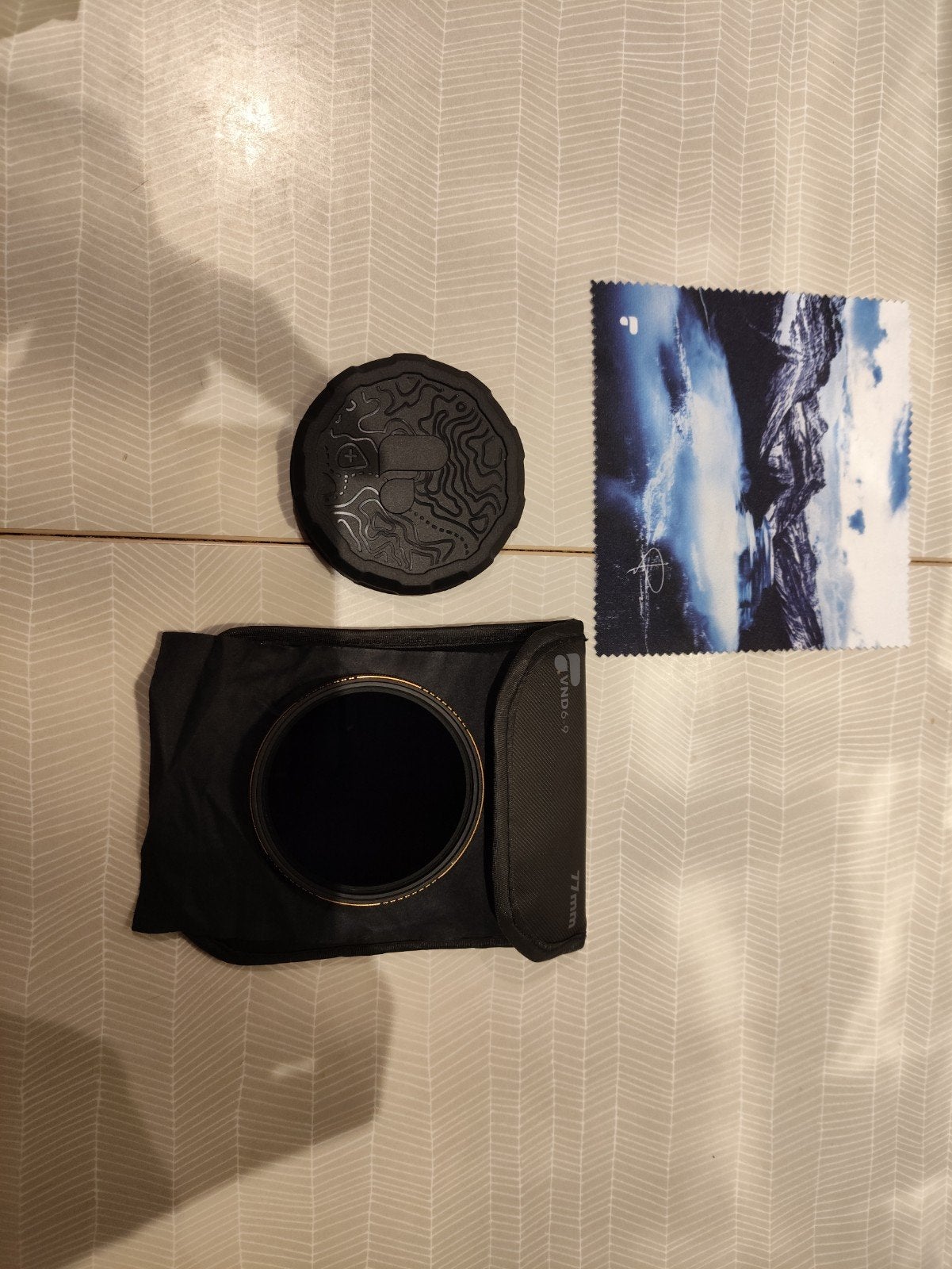 PolarPro Peter McKinnon ND-filter 77mm (6-9 stops), Audio, Tv en Foto, Zo goed als nieuw, 70 tot 80 mm, Inclusief opbergcase, PolarPro