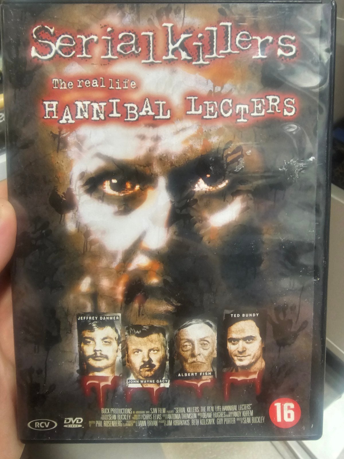 Serial Killers: The Real Life Hannibal Lecters DVD, Psychologisch, Bonusmateriaal, Vanaf 16 jaar, Nederlands