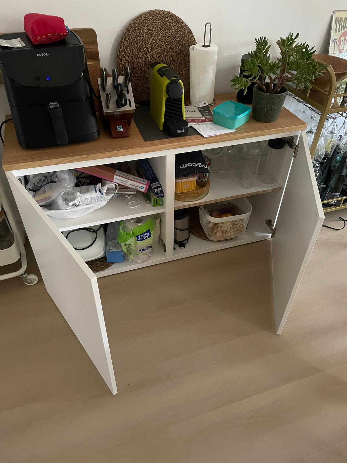 Ikea besta storage unit, Huis en Inrichting, Kasten | Dressoirs, Ophalen, Zo goed als nieuw, 25 tot 50 cm