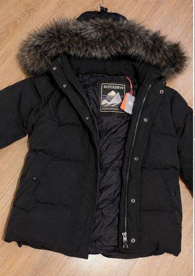 Superdry Everest Puffer Jas Zwart, Superdry, Zwart, Nieuw, Ophalen of Verzenden