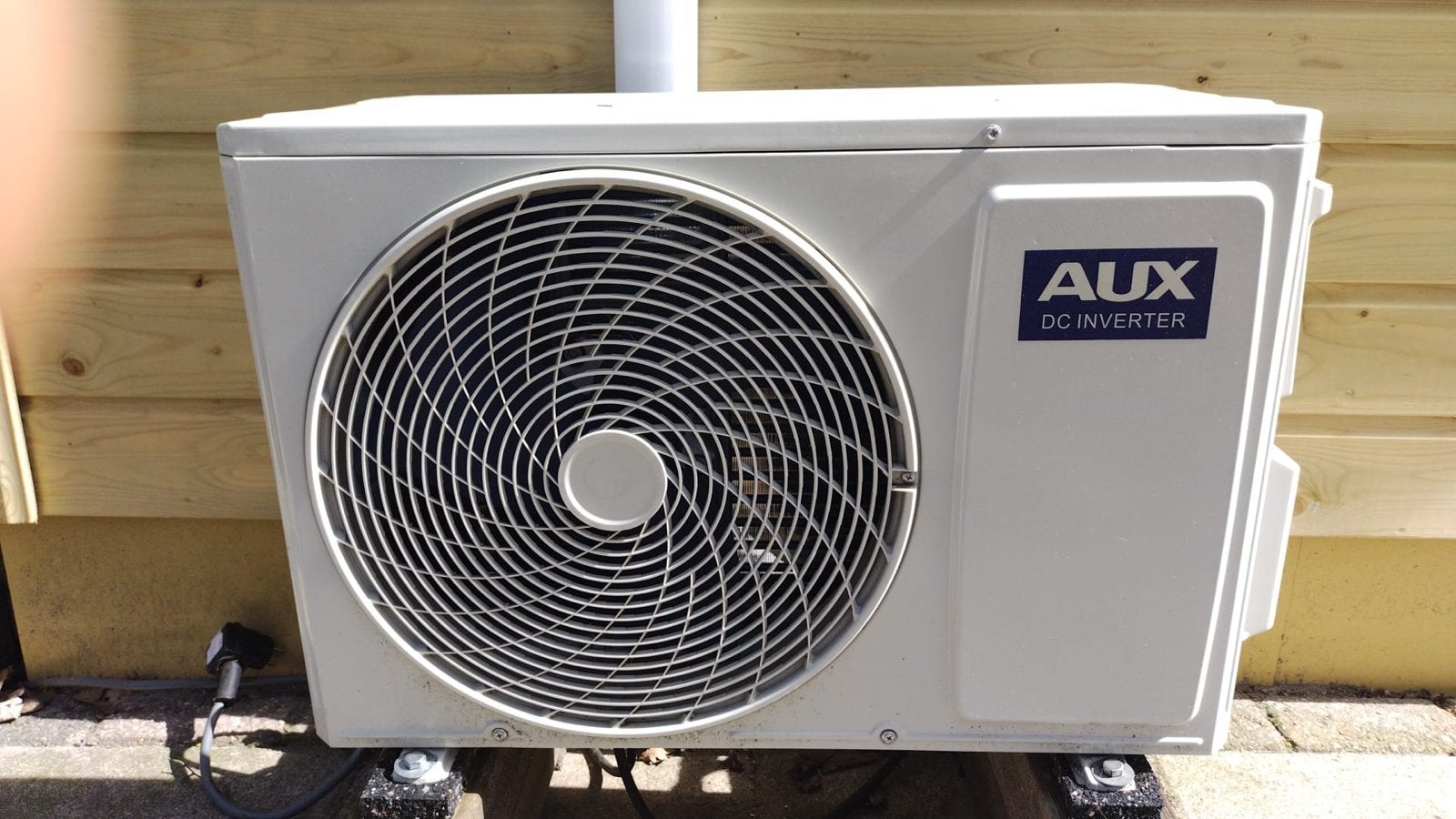 AUX Split Type Warmtepomp Wandgemonteerde Airconditioner, Witgoed en Apparatuur, Airco's, Ophalen, 3 snelheden of meer, Zo goed als nieuw