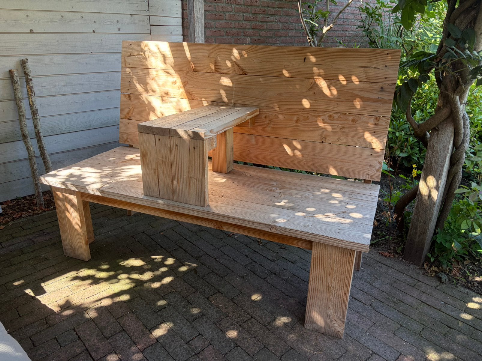 Douglas tuinbankje, Ophalen, Zo goed als nieuw, Hout