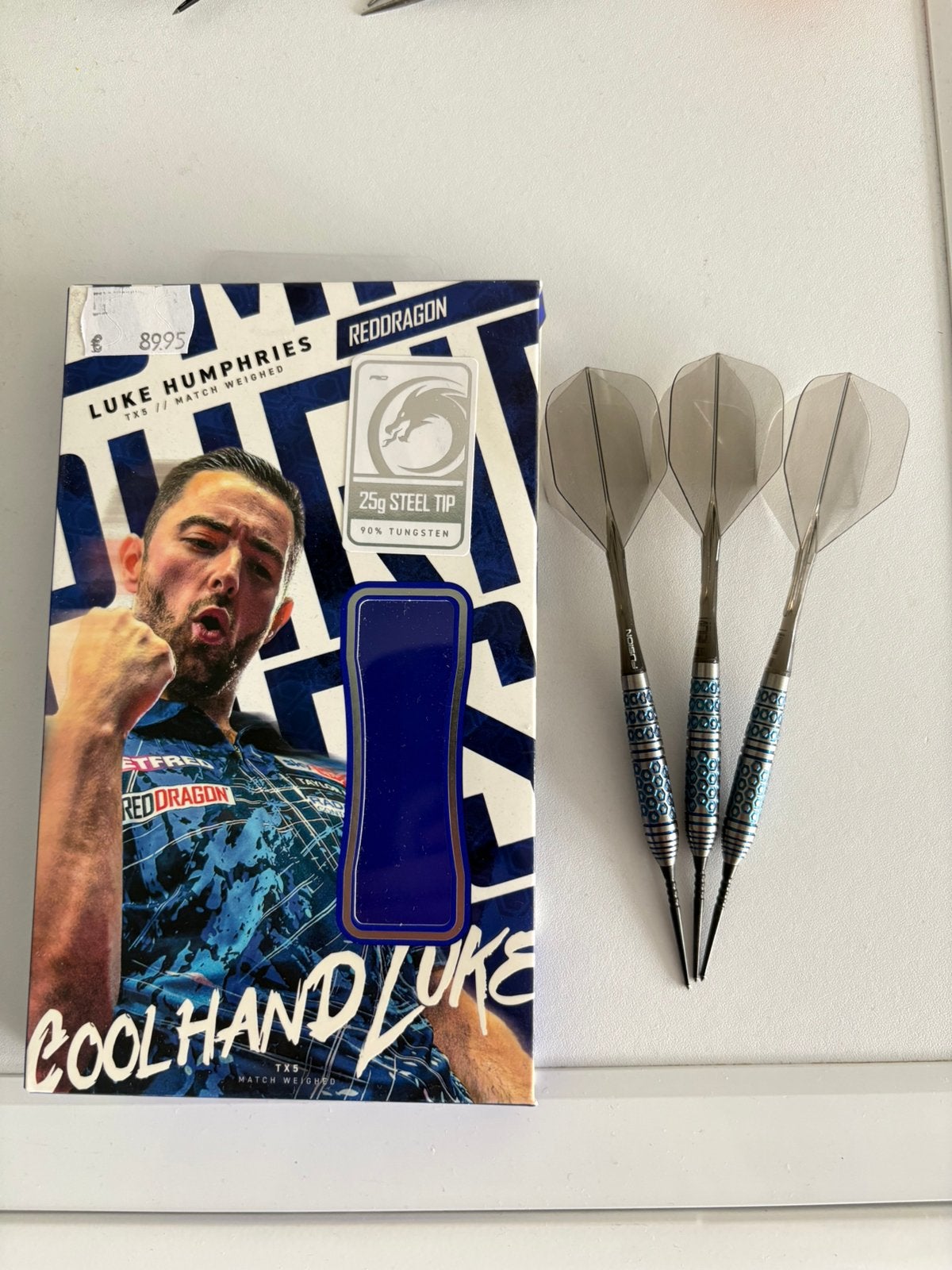 Luke Humphries darts 25g, Sport en Fitness, Darts, Ophalen, Zo goed als nieuw, Pijlen