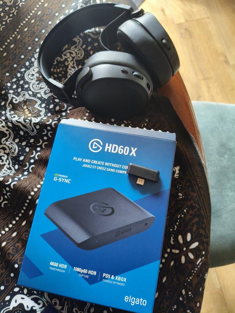 Elgato capturecard HD60X  steelserie 7p Wireless., Verzenden
