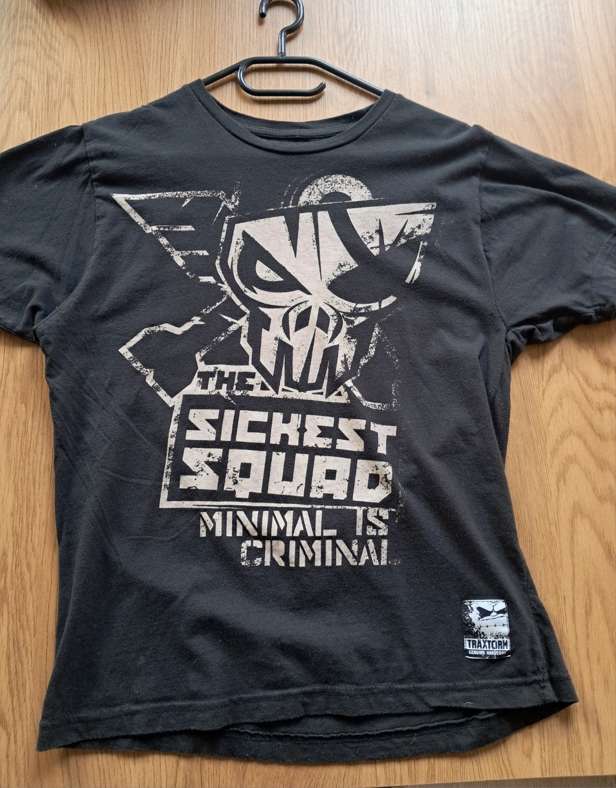 Sickest Squad Minimal is Criminal T-shirt Maat M Thunderdome, Ophalen of Verzenden, Zo goed als nieuw