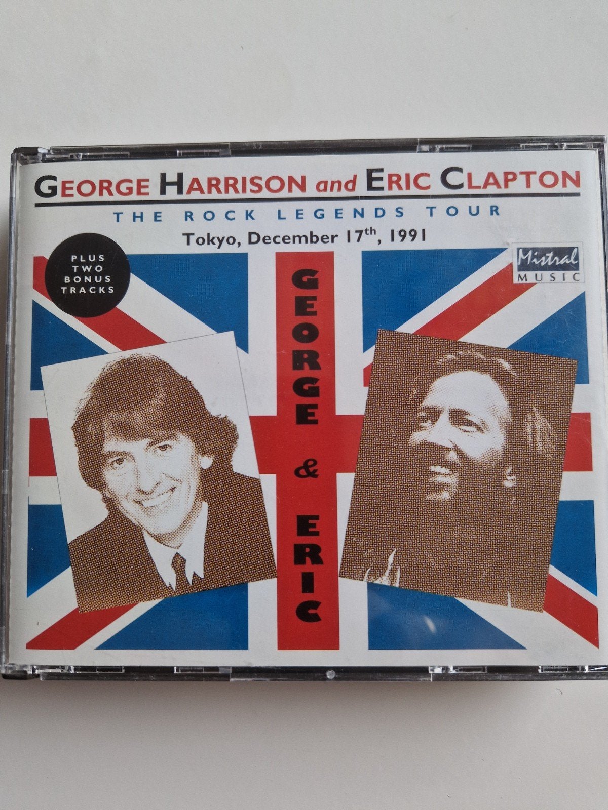 George Harrison & Eric Clapton - The Rock Legends Tour, Cd's en Dvd's, Cd's | Rock, Gebruikt, Classic Rock, Album, Import