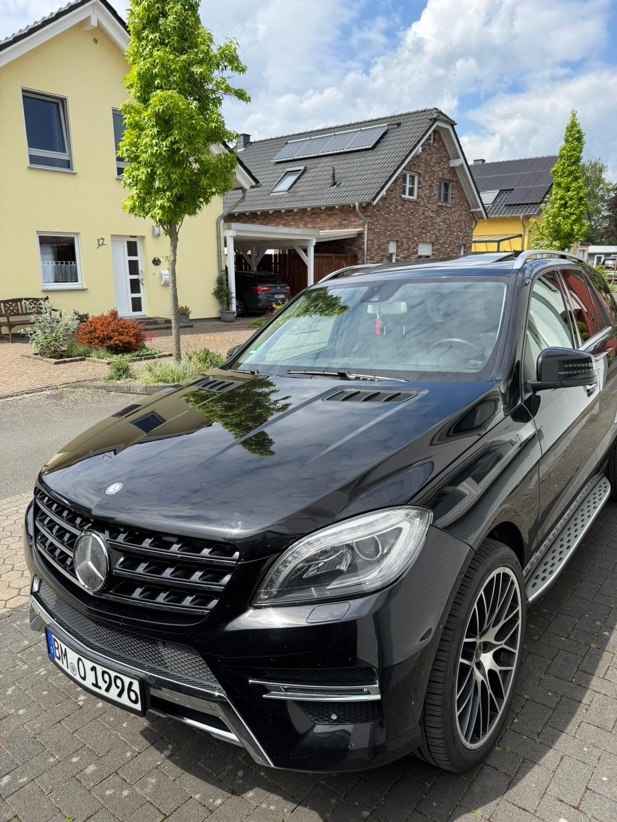 Mercedes ML 350 diesel, Auto's, Euro 5, Zwart, Leder en Stof, Zwart