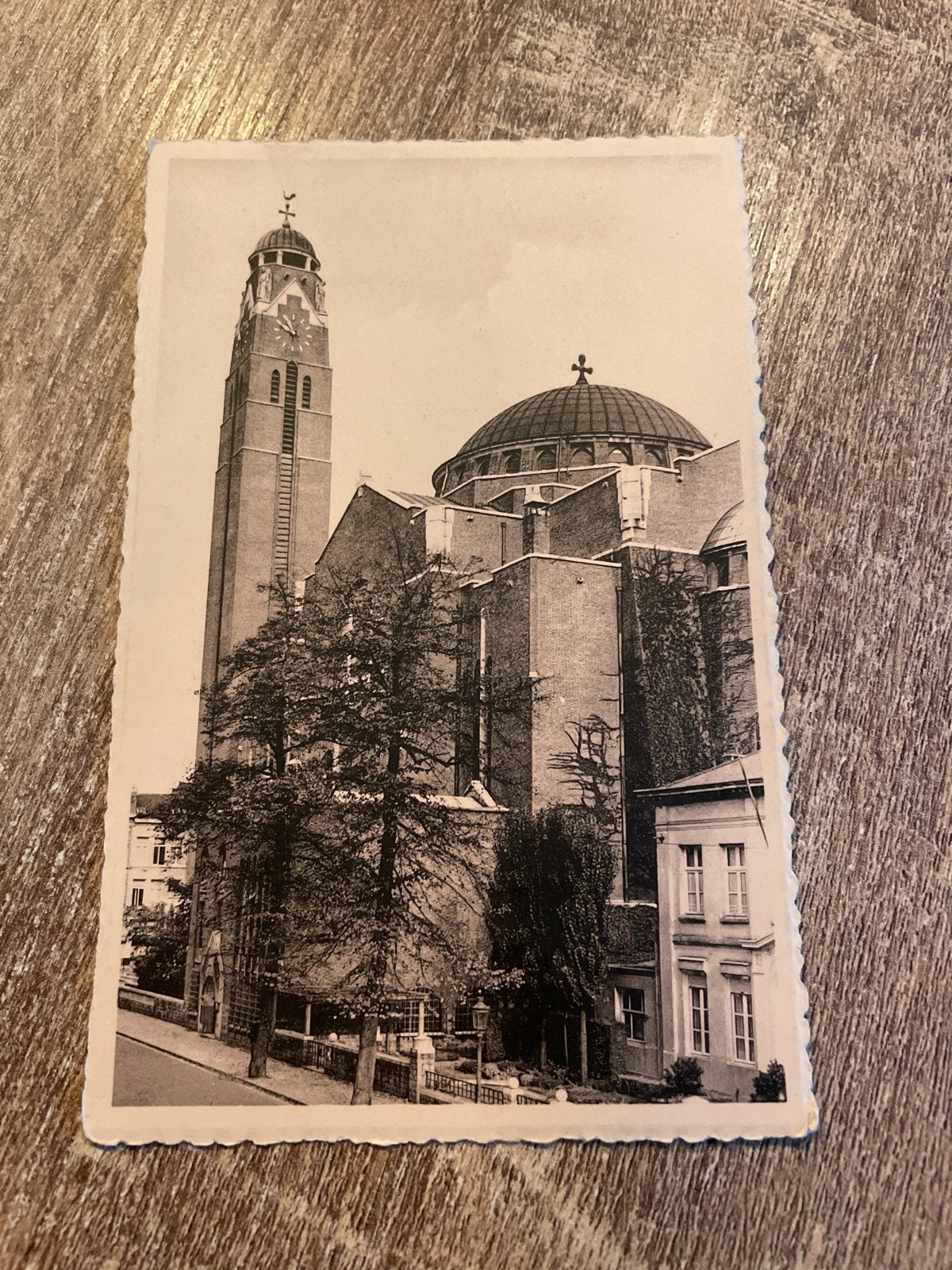 Oude Ansichtkaart Antwerpen Sint-Laurentiuskerk, Verzamelen, Ophalen of Verzenden, Gelopen, België en Luxemburg