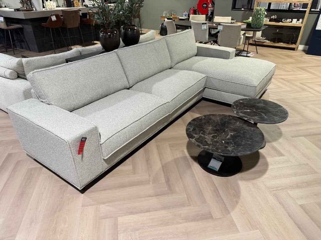 Hoekbank Arlanza G l Whoon | Meubilex l van €3381 voor €1999, 100 tot 125 cm, Hoekbank, Ophalen of Verzenden, Metaal