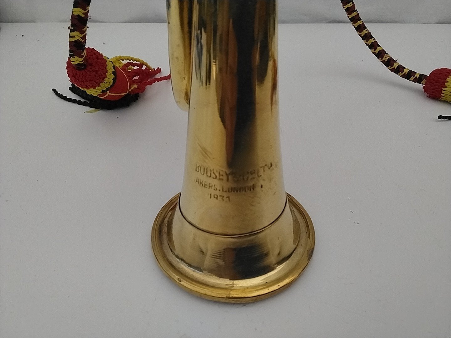 Vintage Koperen Klaroen - Boosey & Co. London 1931, Ophalen of Verzenden, Gebruikt, Overige typen