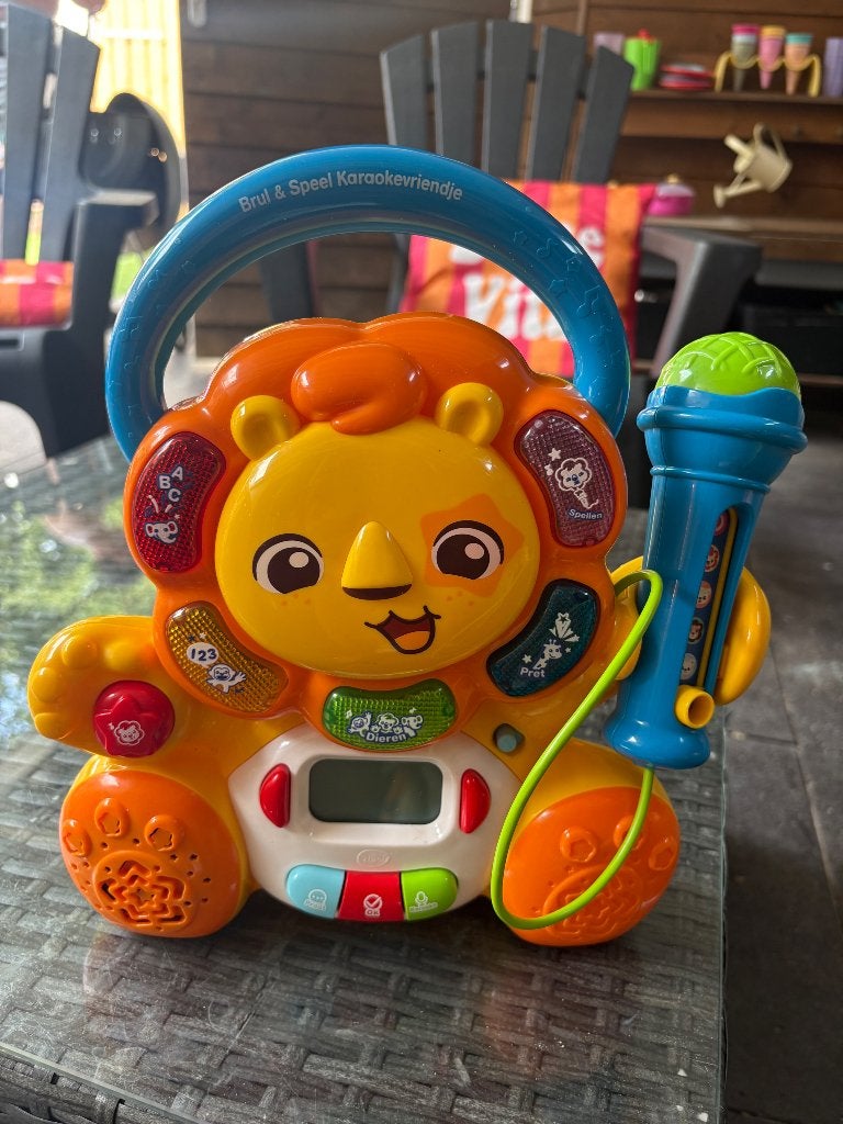 VTech brul en speel karaoke vriendje, Ophalen, Zo goed als nieuw, 6 maanden tot 2 jaar