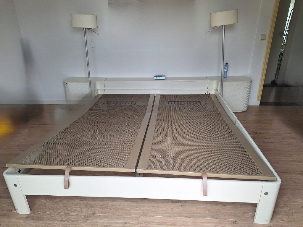 Auping bedlampen (nostalgisch), Ophalen, Tweepersoons, Metaal, 180 cm