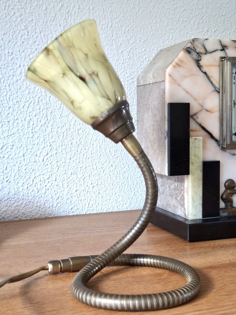 Vintage  Déjà Vu tafellamp - Ontwerp van Rob Nollet   90s, Beige, Gebruikt, Overige merken, Vintage
