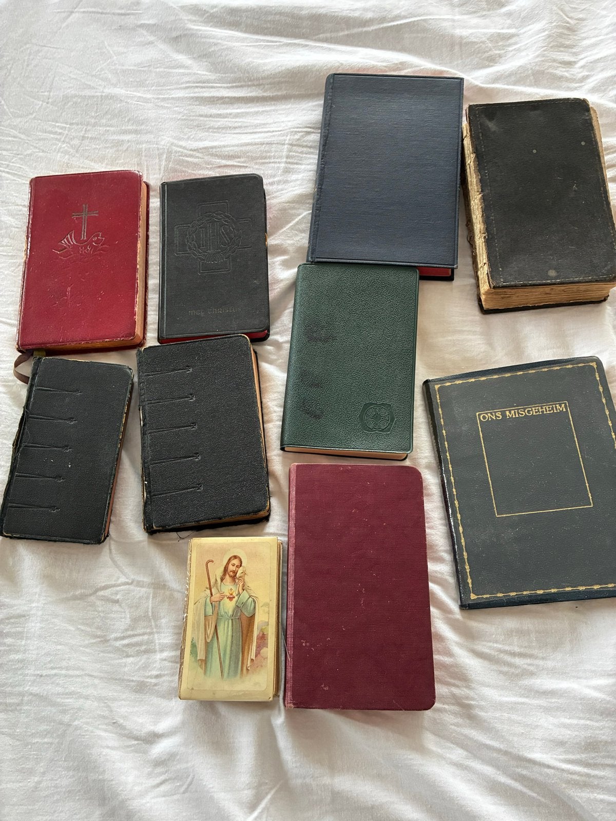 Collectie oude kerkboeken en missalen 10 stuks, Ophalen of Verzenden