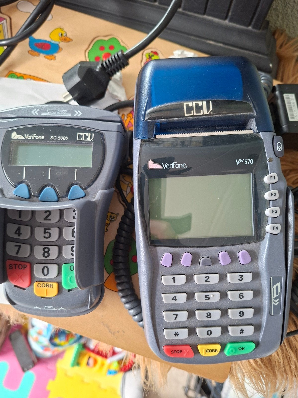 VeriFone SC 5000 & VX 570 CCV Betaalterminals, Diversen, Ophalen of Verzenden