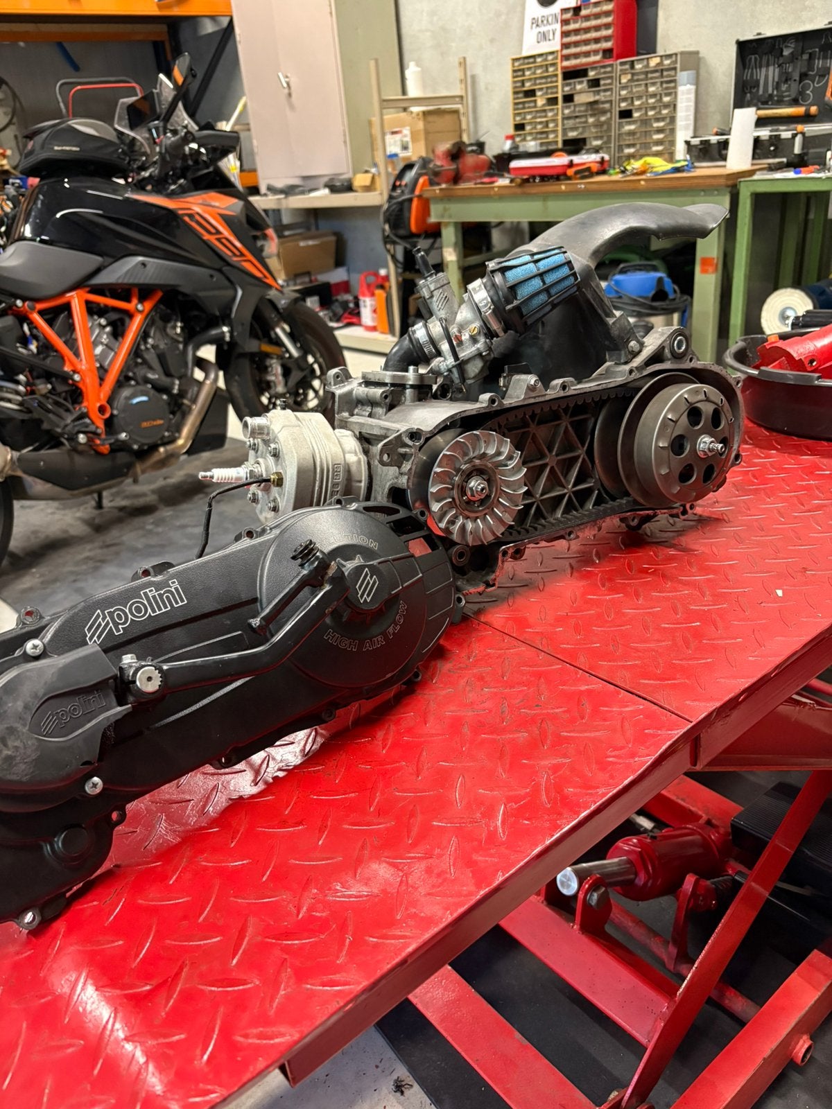 Zip 70cc stage 6 mk2 racing lc blok, Ophalen of Verzenden, Zo goed als nieuw, Blok, Piaggio