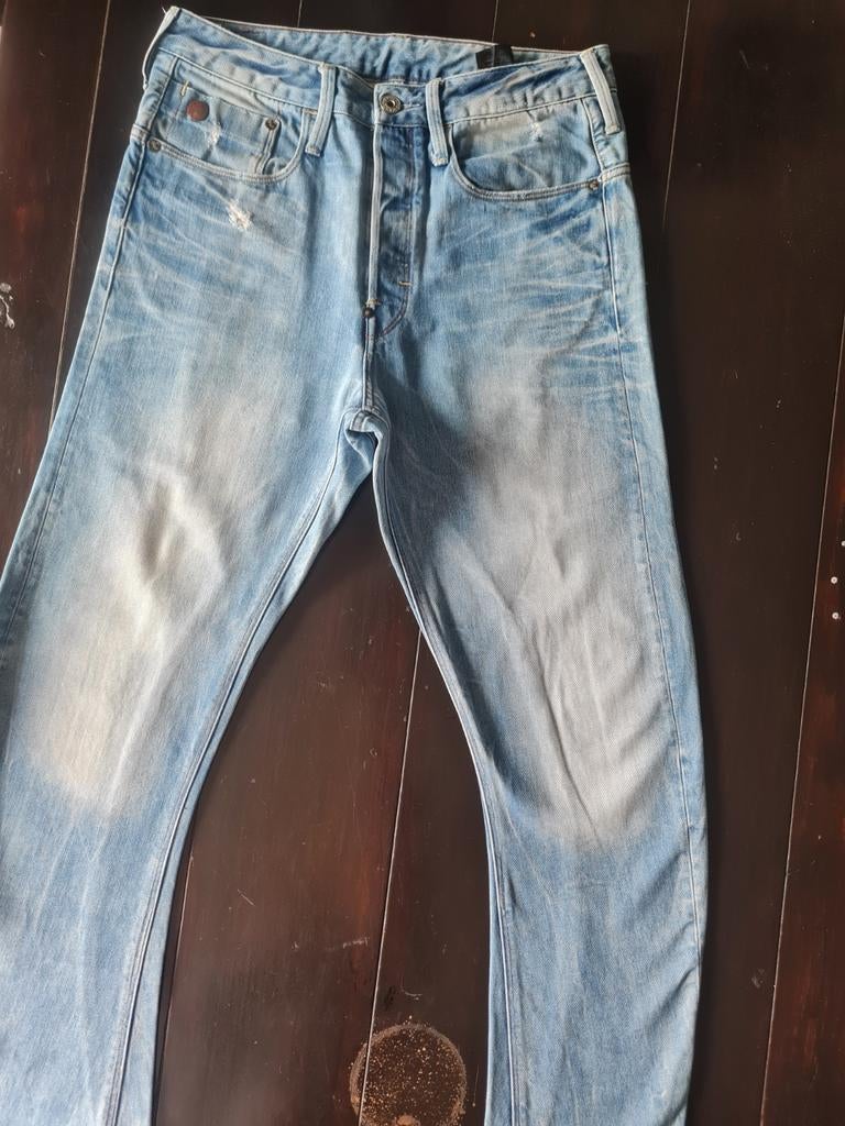 ZGAN CLASSIC G STAR RAW TYPE C 3D LOOSE TAPERED SIZE 31/34!, G-Star Raw, Blauw, W32 (confectie 46) of kleiner, Ophalen of Verzenden