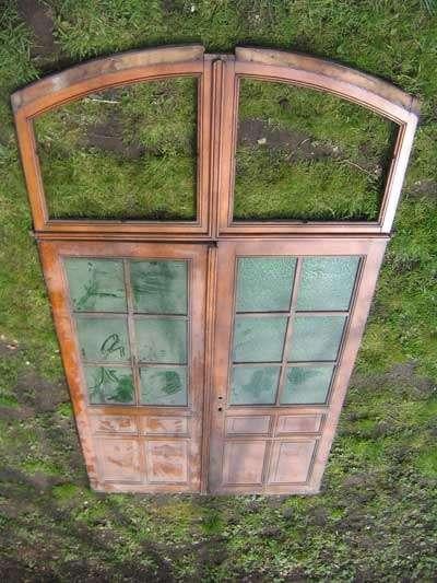 240hx167,5br Prachtige eiken dubbele deur evt met bovenlicht, Ophalen