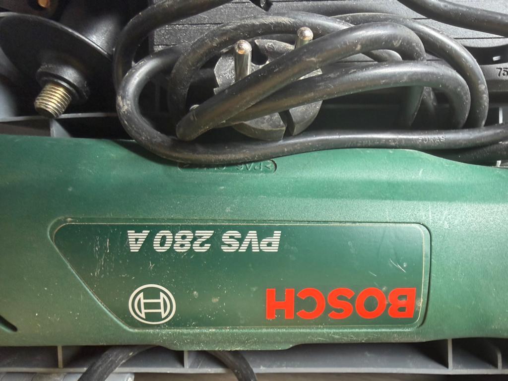 Bosch PVS 280 A Vlakschuurmachine, Ophalen of Verzenden, Gebruikt, Minder dan 600 watt, Vlakschuurmachine